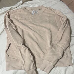 Classic Crewneck Sweater - Soft Light Beige